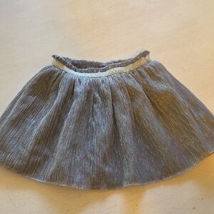 Old Navy Shimmering Silver Mini Skirt